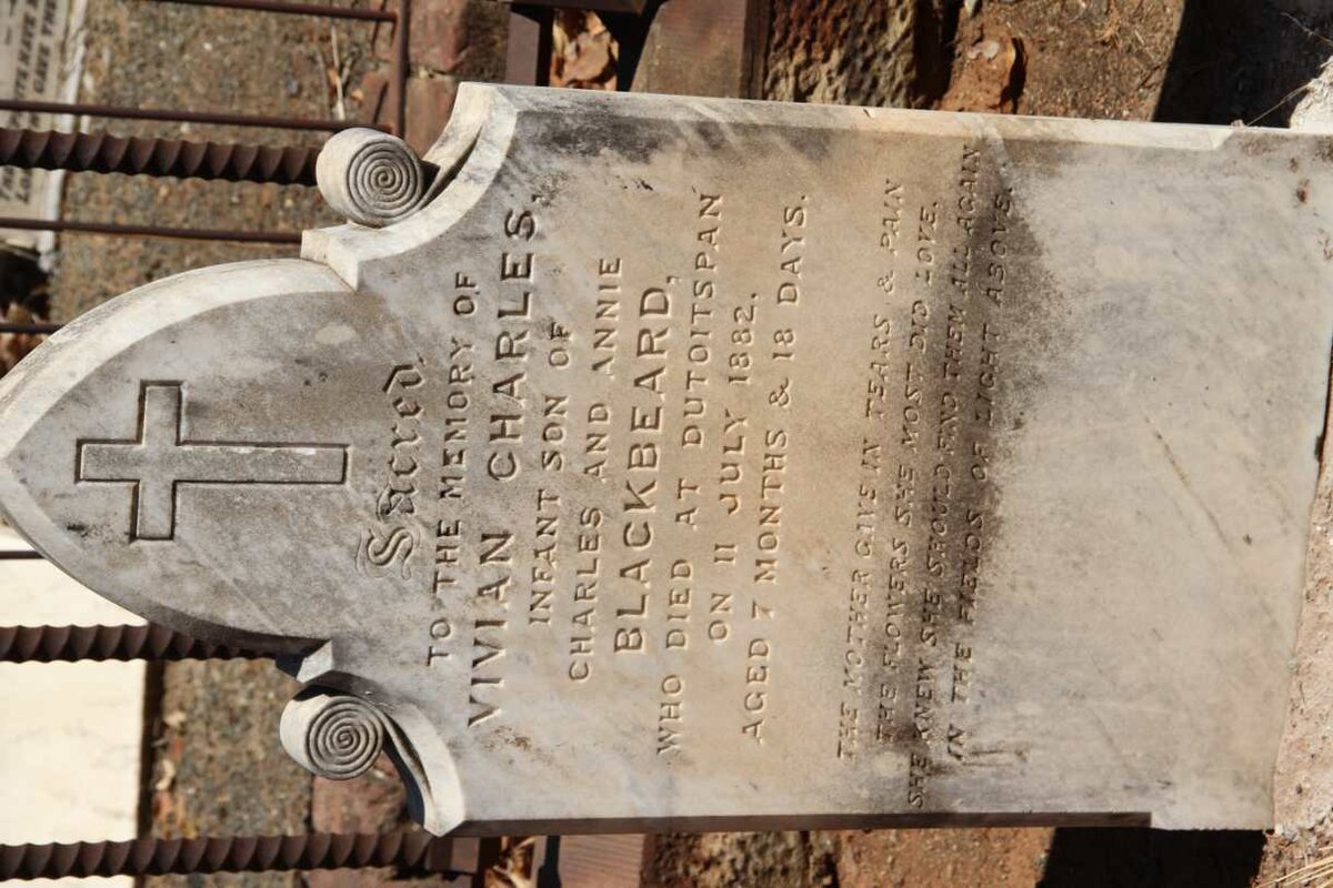 BLACKBEARD Vivian Charles -1882