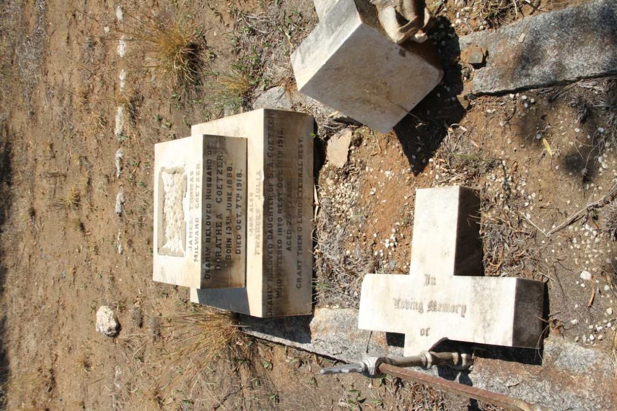 COETZER James Thomas Milward 1888-1918 :: COETZER Frances Julia -1918