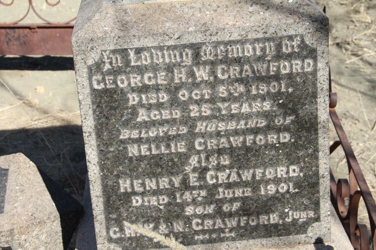 CRAWFORD George H.W. -1901 :: CRAWFORD Henry E.  -1901