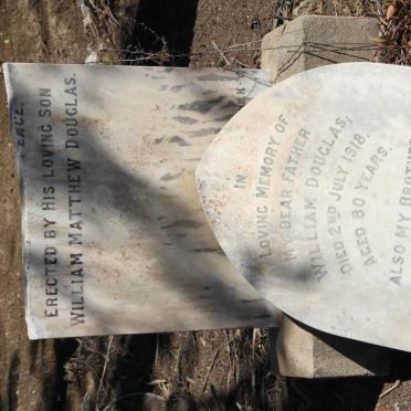 DOUGLAS William -1918 :: DOUGLAS Peter -1907