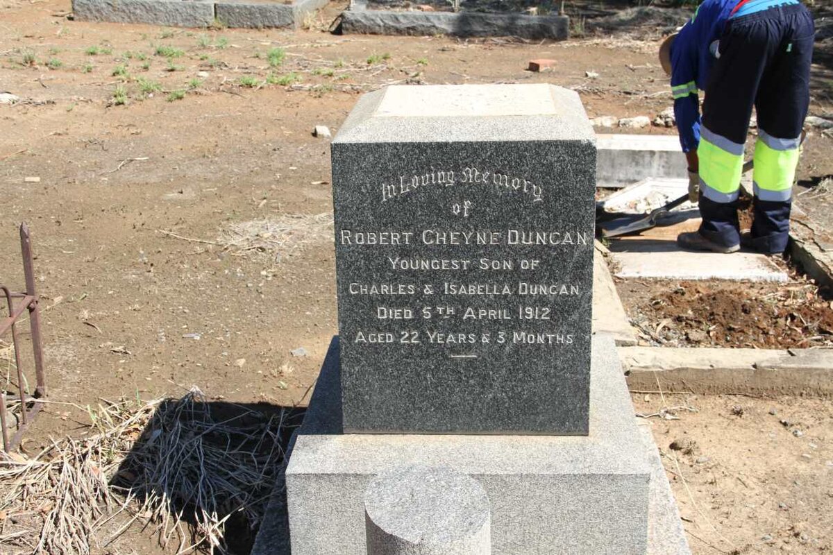 DUNCAN Robert Cheyne -1912 :: DUNCAN George Cheyne  -1921