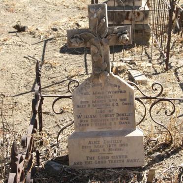 DONELLY Ethel Maud Winefred -1891 :: DONELLY William Robert -1892 :: DONELLY Alice  -1899