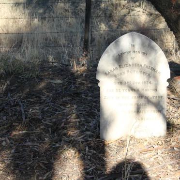 FREEMAN Sarah Elizabeth nee POTGIETER  -1934