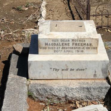 FREEMAN Magdalene  -1918