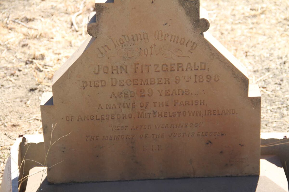 FITZGERALD John  -1898