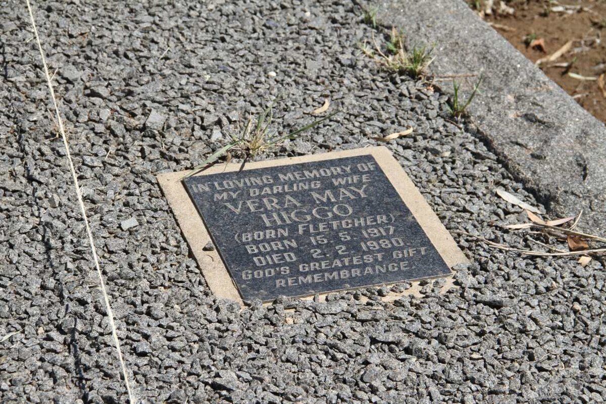 FLETCHER Thomas Henry 1881-1957 &amp; Lily Vera JENKINS 1893-1982 :: HIGGO Vera May nee FLETCHER 1917-1980