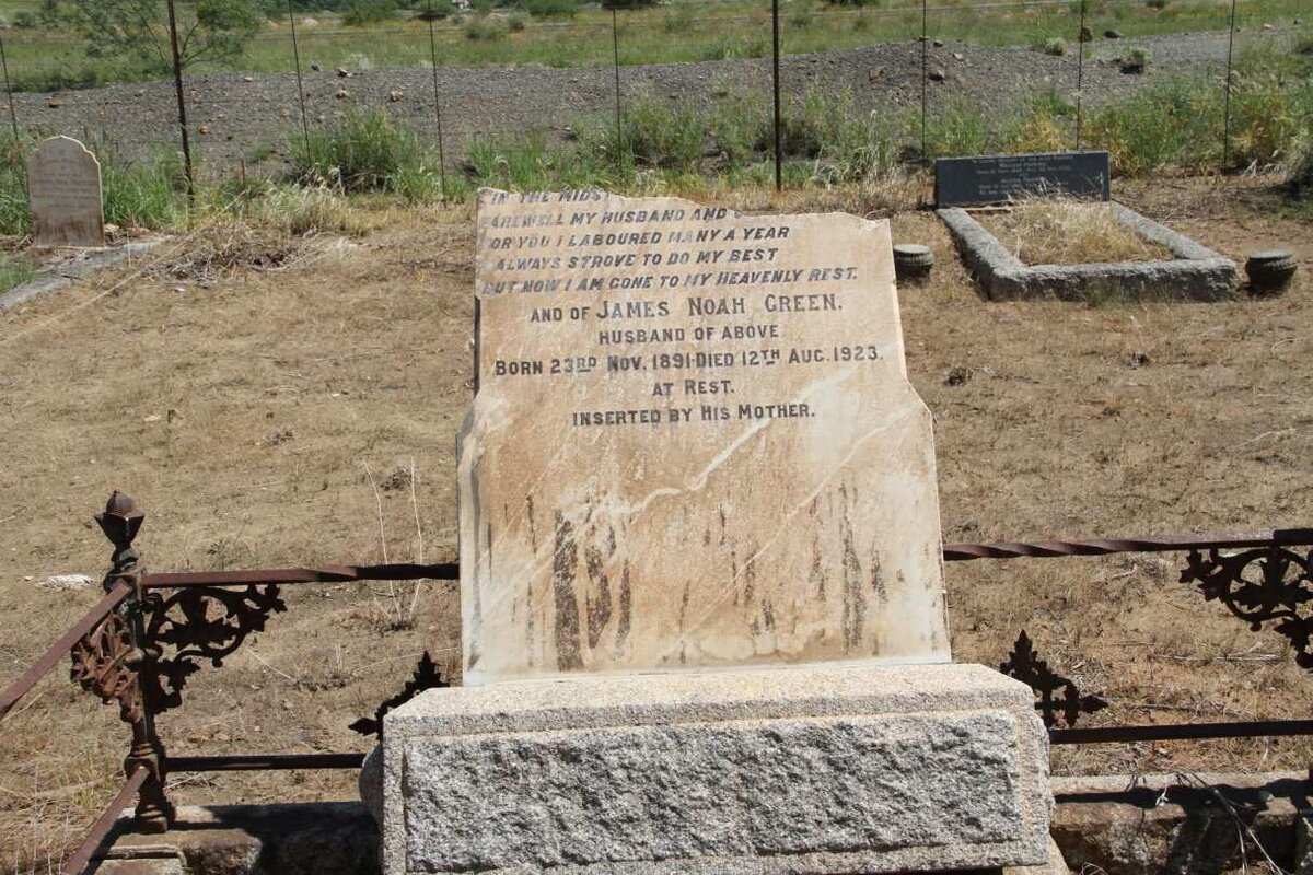 GREEN James Noah 1891-1923 &amp; Verniedean Kathleen -1918
