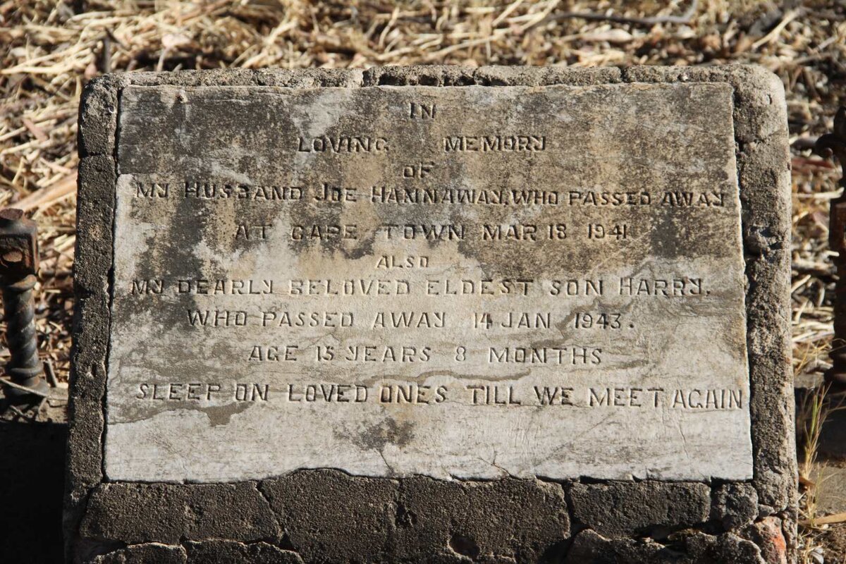 HANNAWAY Joseph -1941 :: HANNAWAY Harry -1943