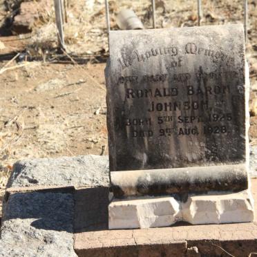JOHNSON Ronald Baron 1925-1928