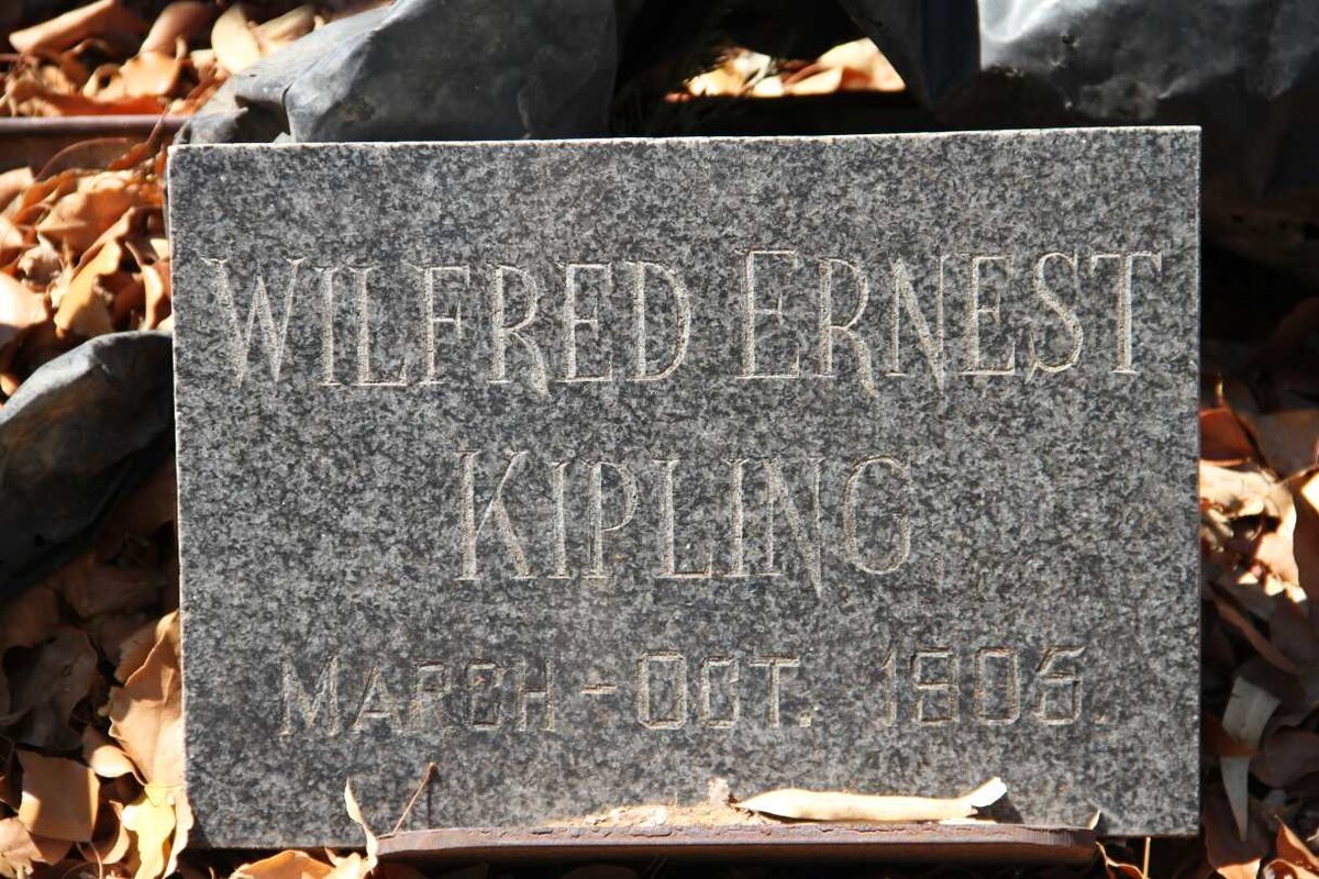 KIPLING Wilfred Ernest 1905-1905