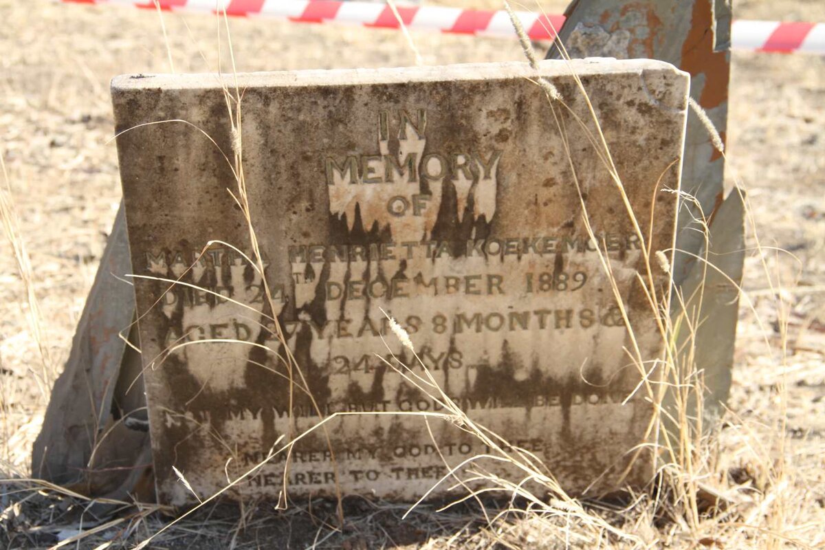 KOEKEMOER Martha Henrietta 1862-1889