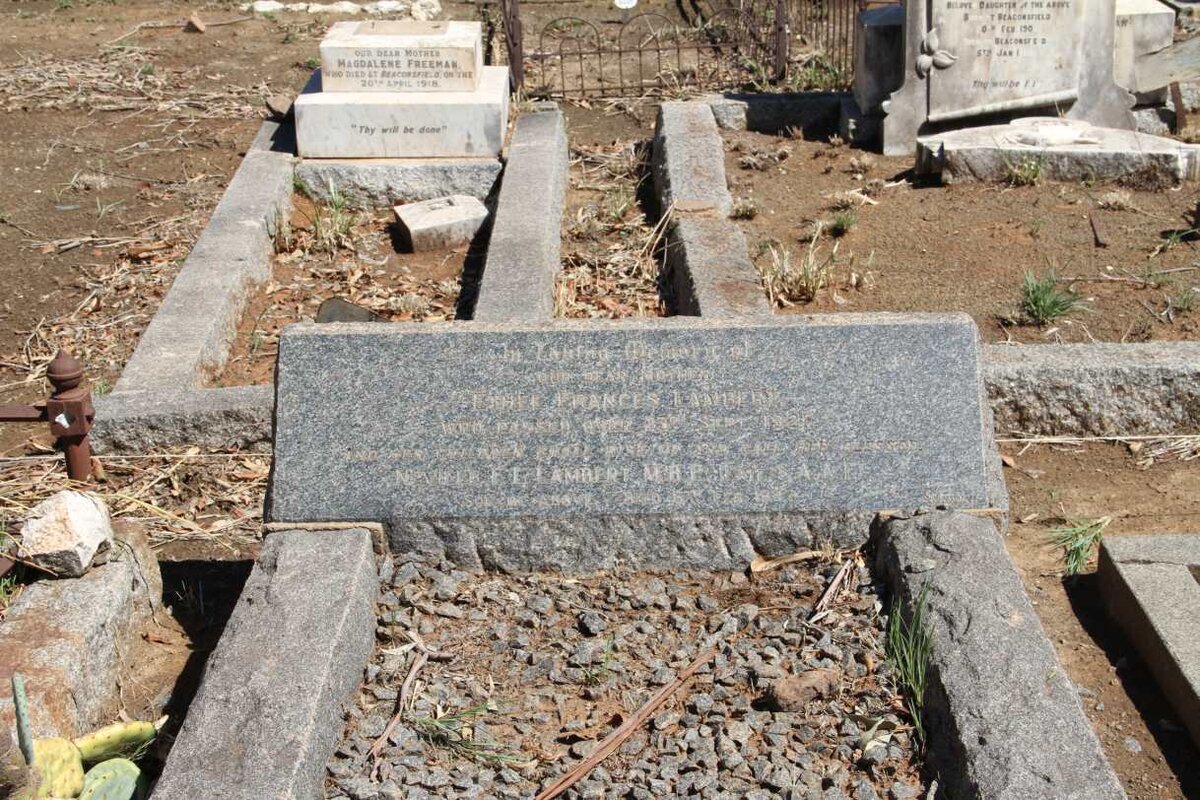 LAMBERT Ethel Frances -1921 :: LAMBERT Neville F.L. -1947