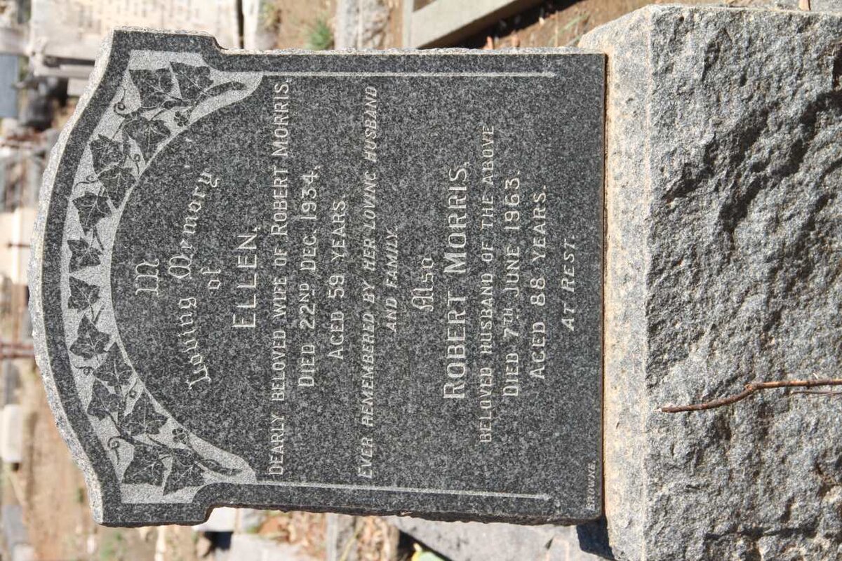 MORRIS Robert -1963 &amp; Ellen -1934