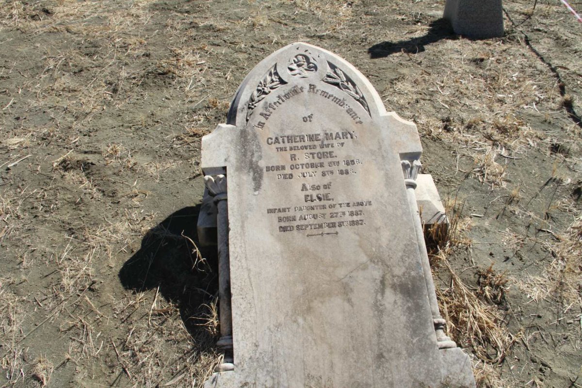 STORE Catherine Mary 1856-1888 :: STORE Elsie 1887-1887