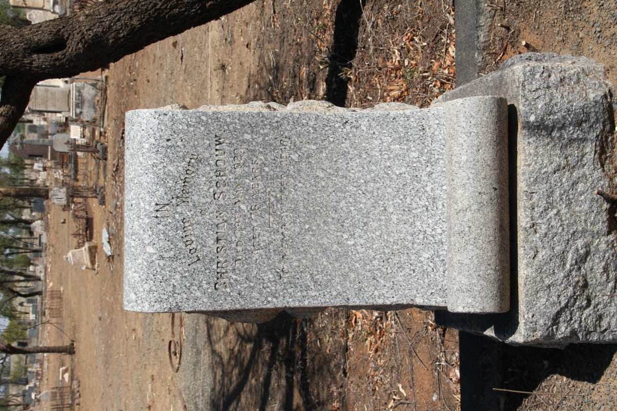 SCHOUW Christian  -1920