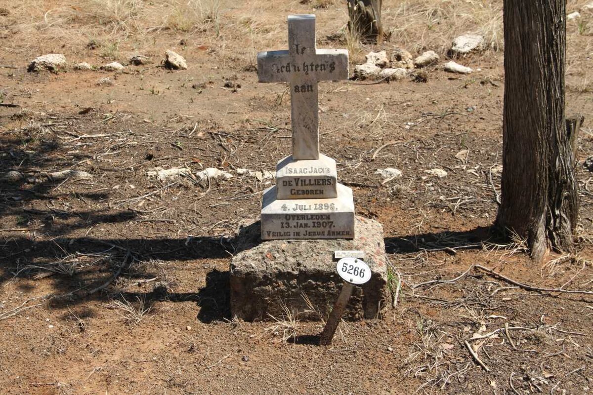 VILLIERS Isaac Jacob, de 1896-1907