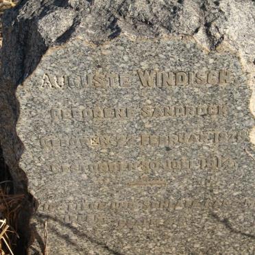 WINDISCH Auguste 1879-1914