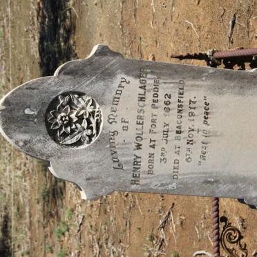 WOLLERSCHLAGER Henry 1862-1917