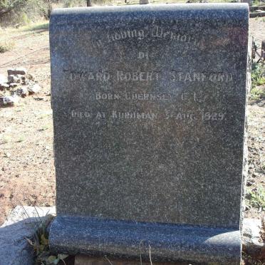 STANFORD Edward Robert -1929