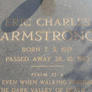 ARMSTRONG Eric Charles 1927-1983