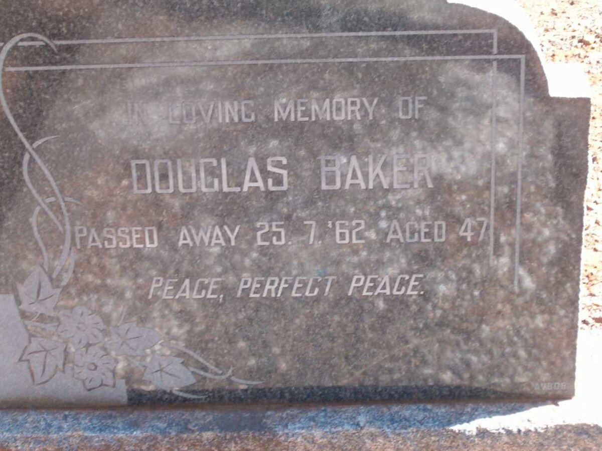 BAKER Douglas -1962