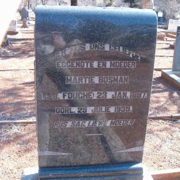 BOSMAN Martie nee FOUCHE 1897-1935