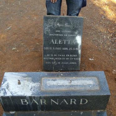 BARNARD Aletta 1960-1967