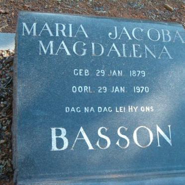 BASSON Maria Jacoba Magdalena 1879-1970