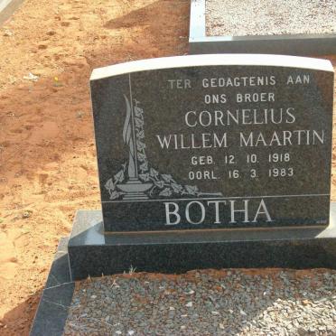 BOTHA Cornelius Willem Maartin 1918-1983