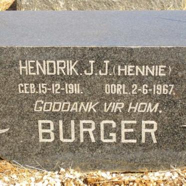 BURGER Hendrik J.J. 1911-1976