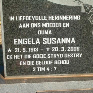 BURGER Engela Susanna 1913-2006