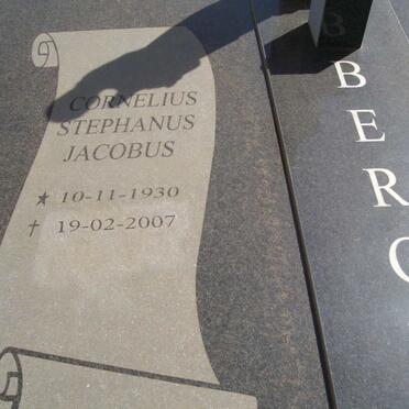 BERGH Cornelius Stephanus Jacobus 1930-2007