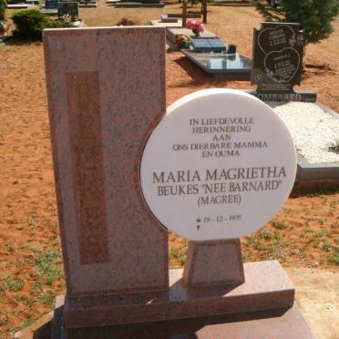 BEUKES Arrie Willem 1928-2002 &amp; Maria Magrietha BARNARD 1935- 