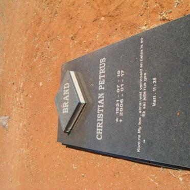 BRAND Christian Petrus 1921-2006