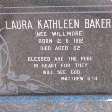 BAKER Laura Kathleen nee WILLMORE 1912-