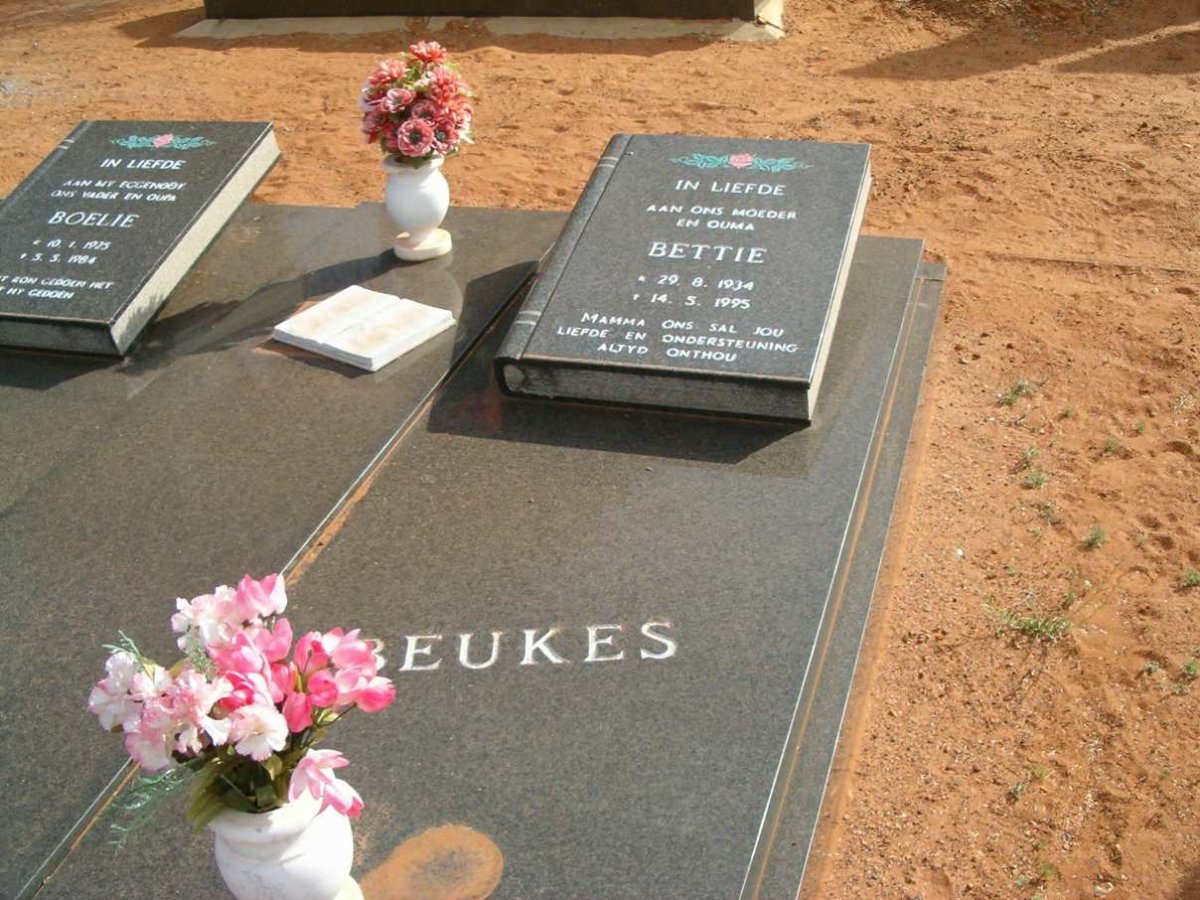 BEUKES Boelie 1925-1984 &amp; Bettie 1934-1995