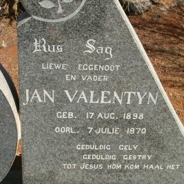 CLOETE Jan Valentyn 1898-1970 &amp; Anna Susanna 1915-2005 