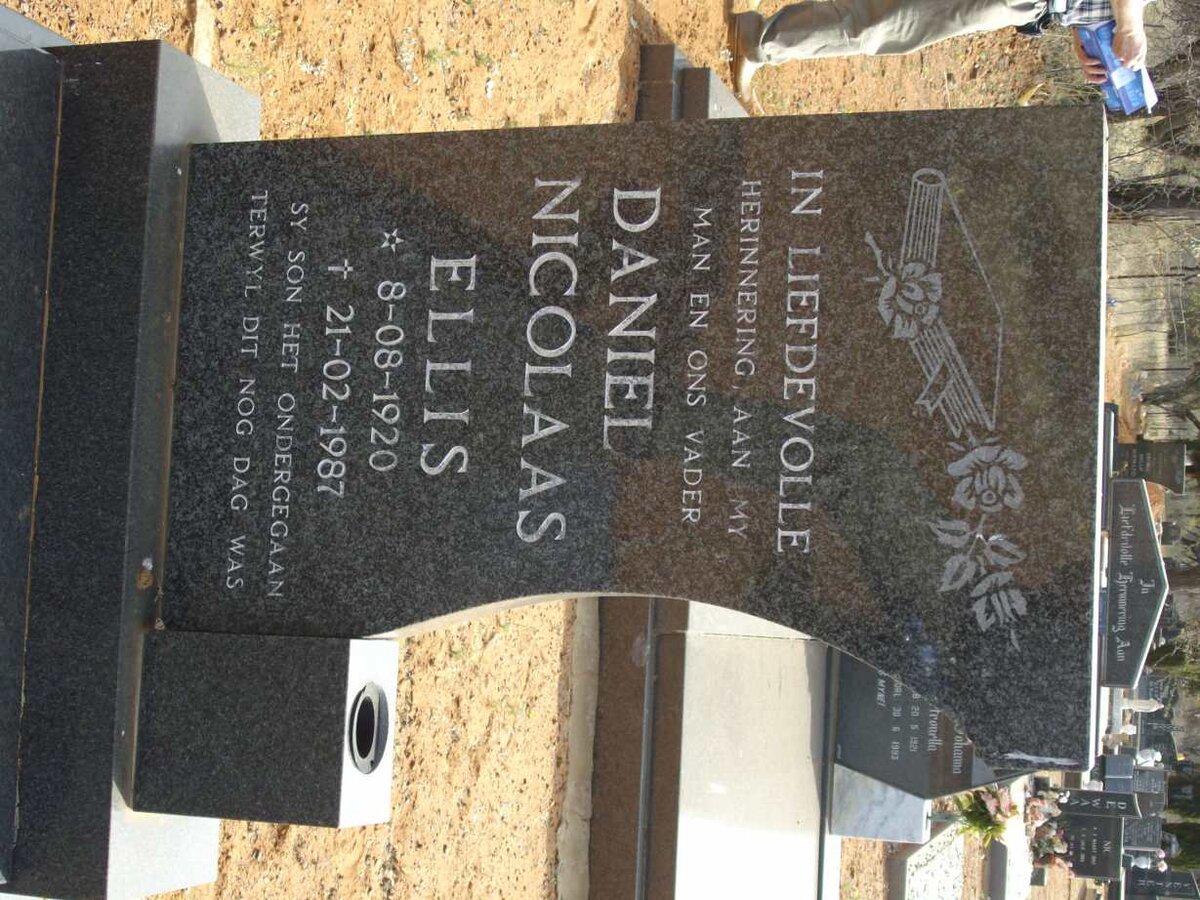 ELLIS Daniel Nicolaas 1920-1987