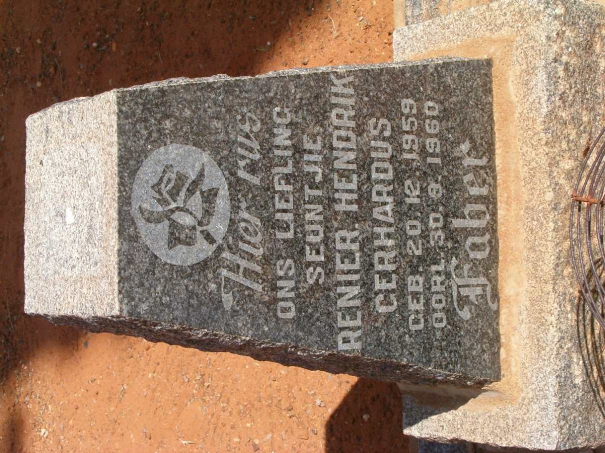 FABER Renier Hendrik Gerhardus 1959-1960