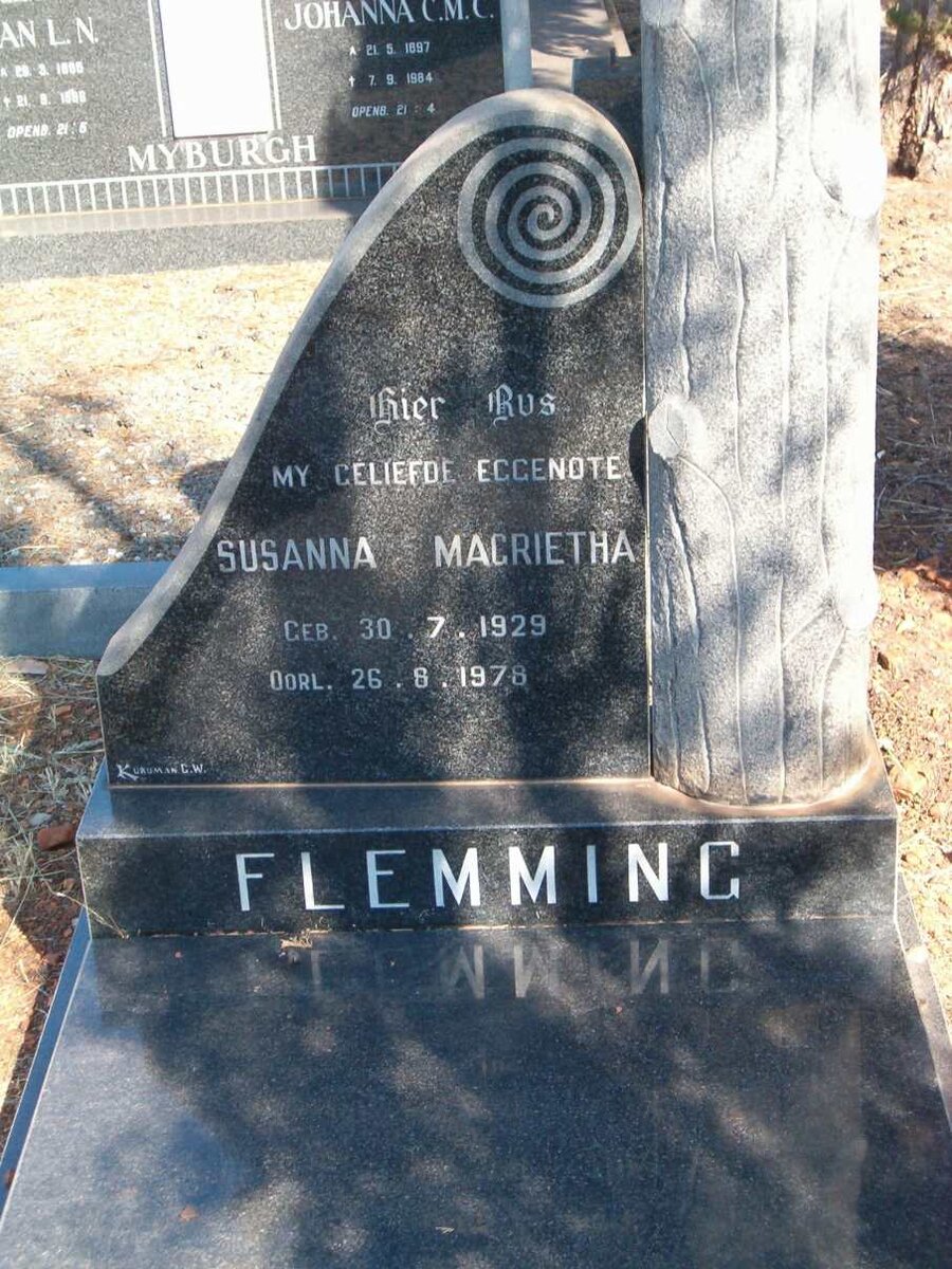 FLEMMING Susanna Magrietha 1929-1978