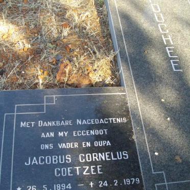 FOUCHEE Jacobus Cornelus Coetzee 1894-1979