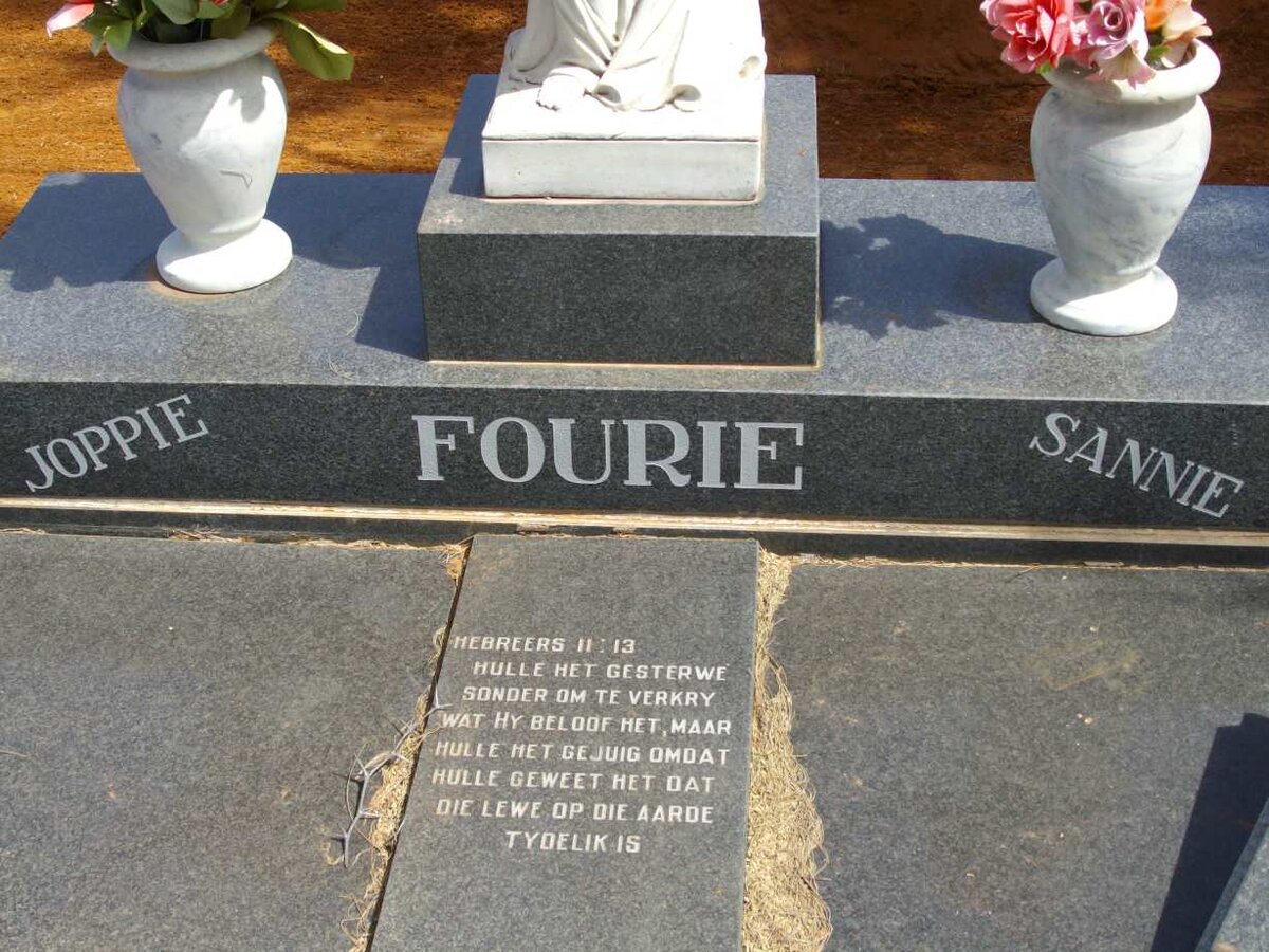 FOURIE Joppie -  &amp; Sannie -