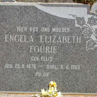 FOURIE Engela Elizabeth neé ELLIS 1876-1963