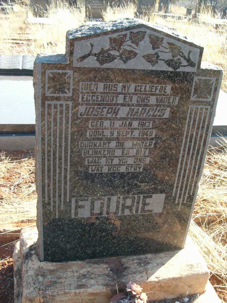 FOURIE Joseph Marcus 1913-1949