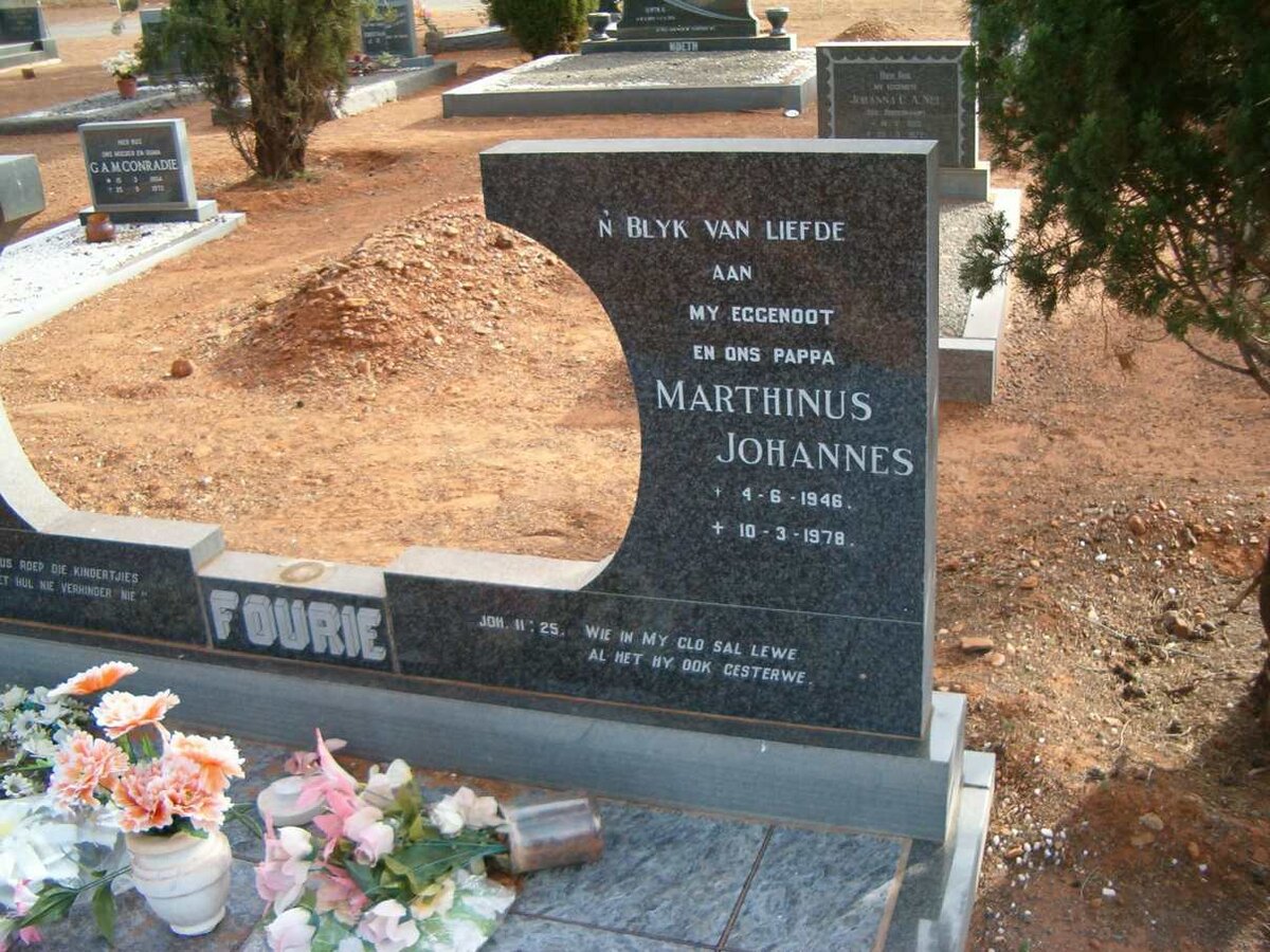 FOURIE Marthinus Johannes 1946-1978