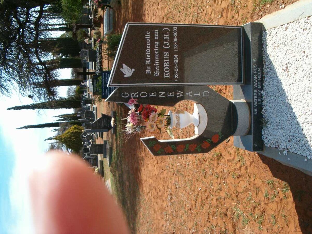 GROENEWALD J.H. 1934-2003