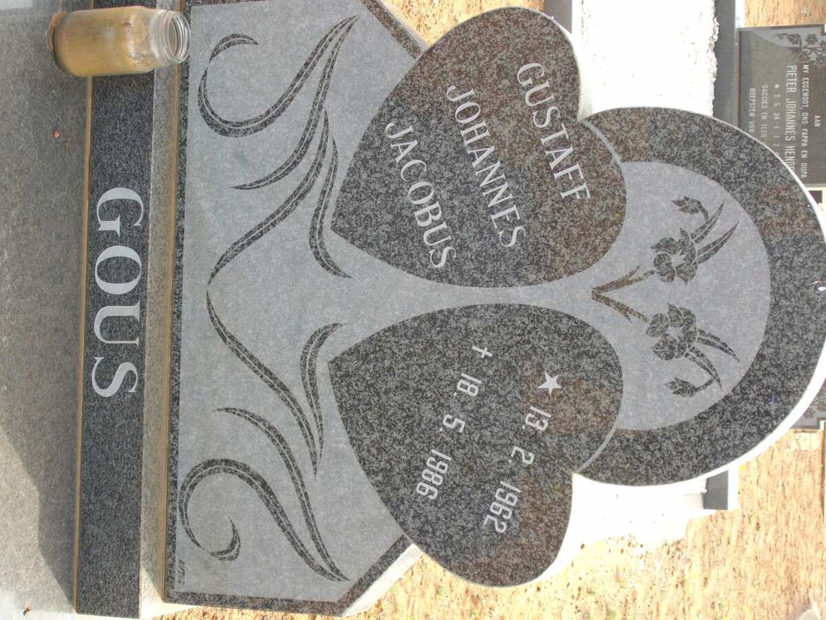 GOUS Gustaff Johannes Jacobus 1962-1986
