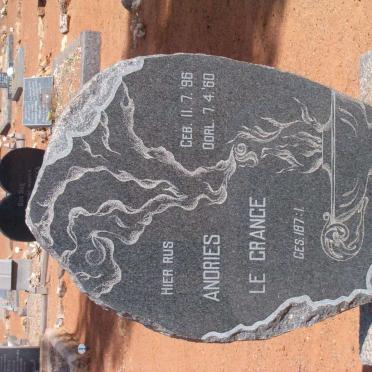 GRANGE Andries, le 1896-1960