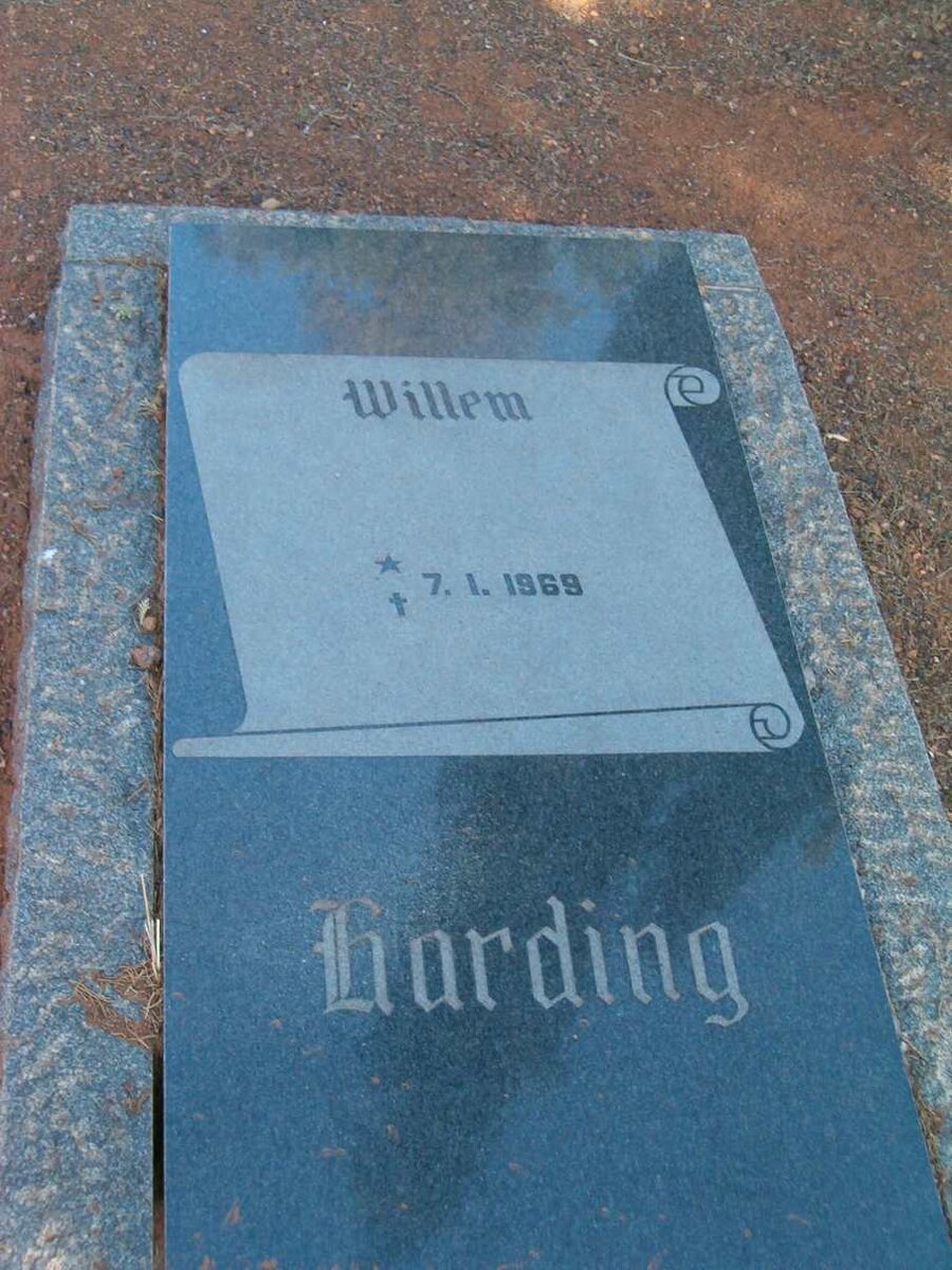 HARDING Willem -1969