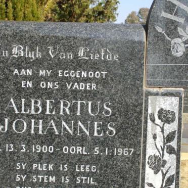 HANEKOM Albertus Johannes 1900-1967